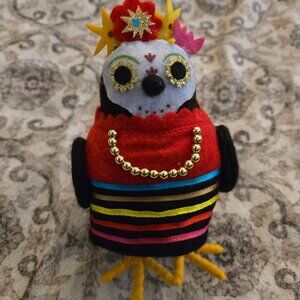 Dia de los muertos Featherly Friends bird from Target Anniversary Collection